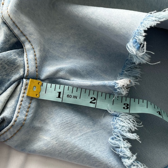 Lowell Paris Colombian Shorts Butt Lifter Size 12 Jeans - Picture 9 of 9